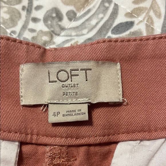 LOFT Dusty Rose Pants - Picture 2 of 5